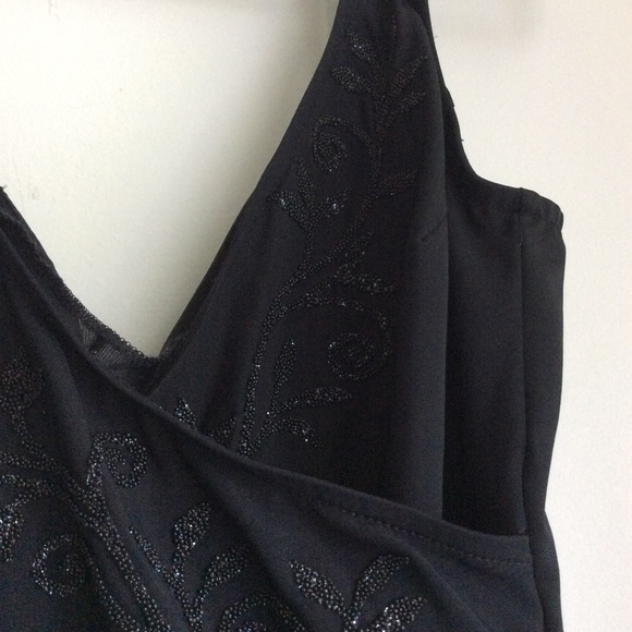 Miraclesuit Swimsuit Womens Medium Black One Piece Embellished Slimming Support - Picture 5 of 16